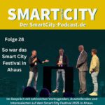 Beitragsbild zum Smartcity Podcast Folge 28: So war sas Smart City Festival in Ahaus.